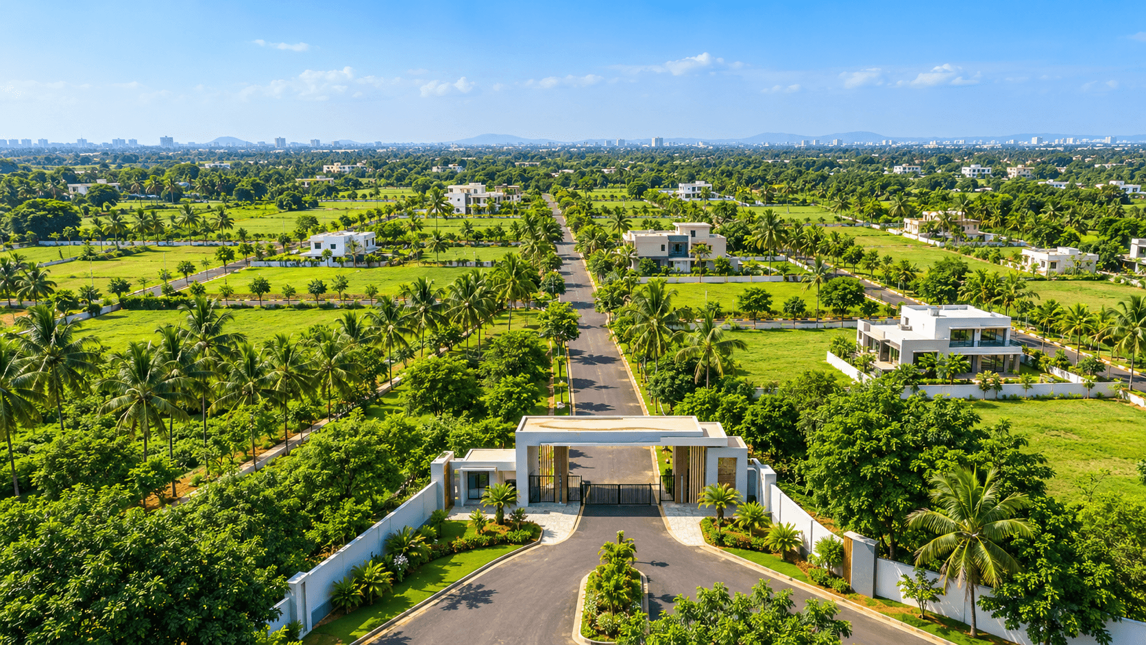 Residential plots and real estate project