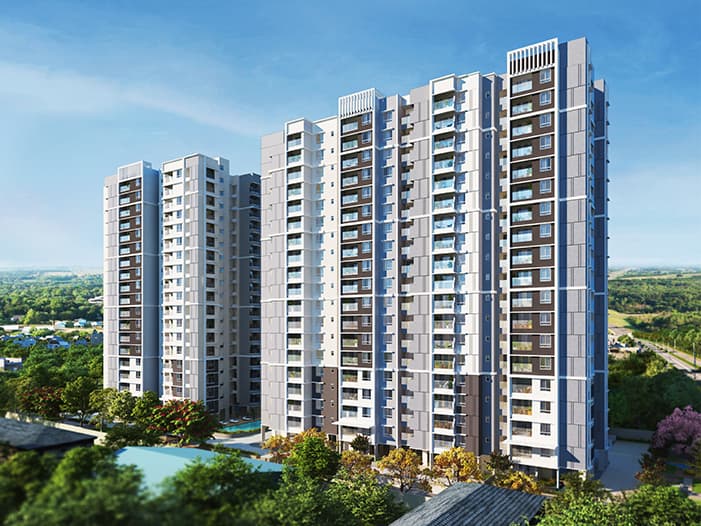 Modern residential flats and apartments