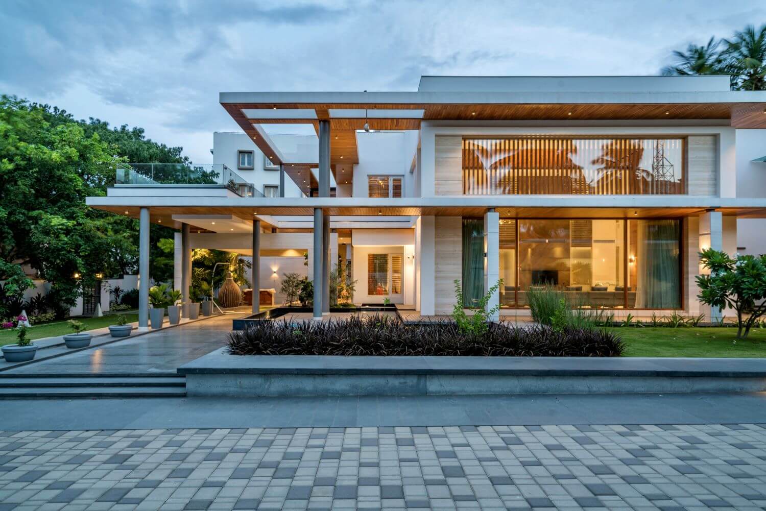 Modern residential villa